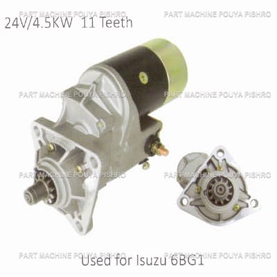 استارت لیفتراک ایسوزو مدل Isuzu 6BG1