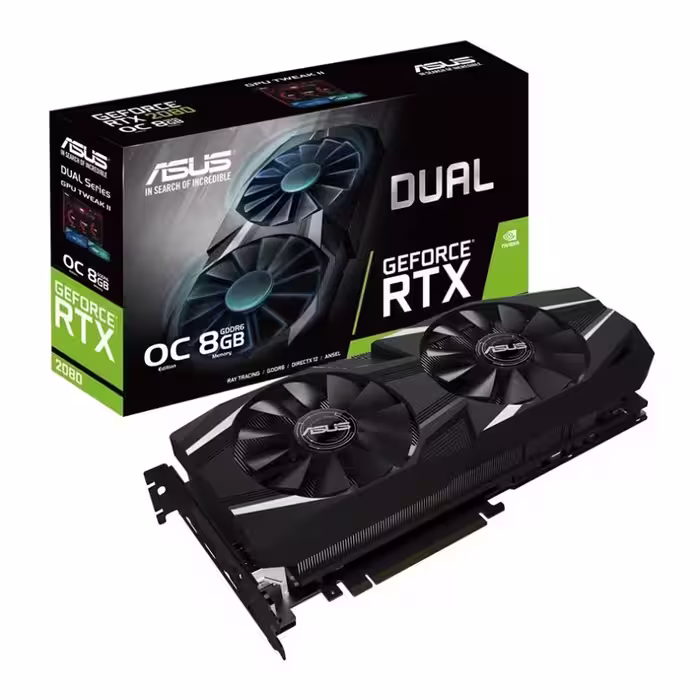 کارت گرافیک ایسوس DUAL GeForce RTX 2080 OC 8G