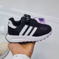 کفش بچگونه آدیداس مشکی سفید سایز27 تا30