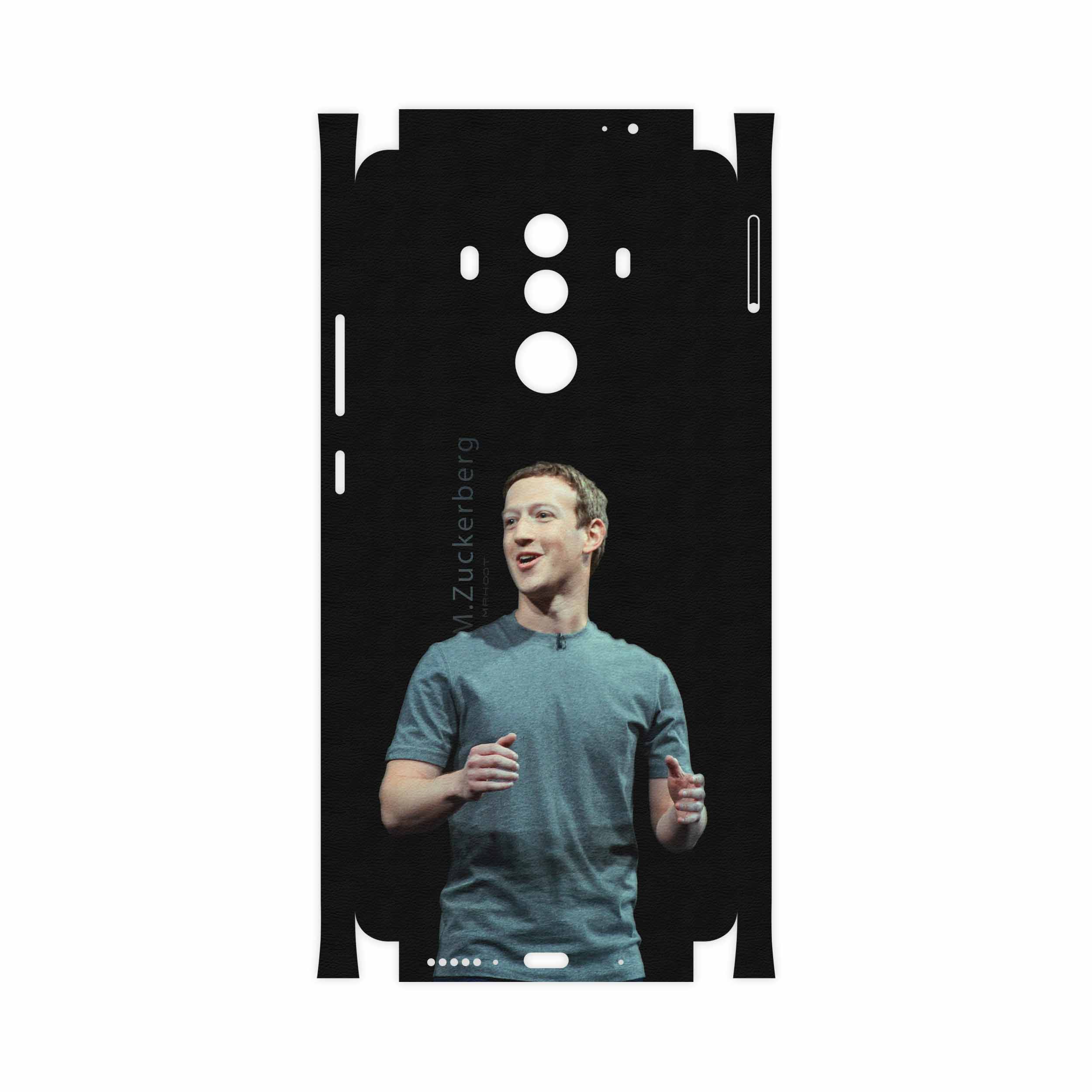 برچسب پوششی ماهوت مدل Mark Zuckerberg-FullSkin مناسب برای گوشی موبایل هوآوی Mate 10 Pro