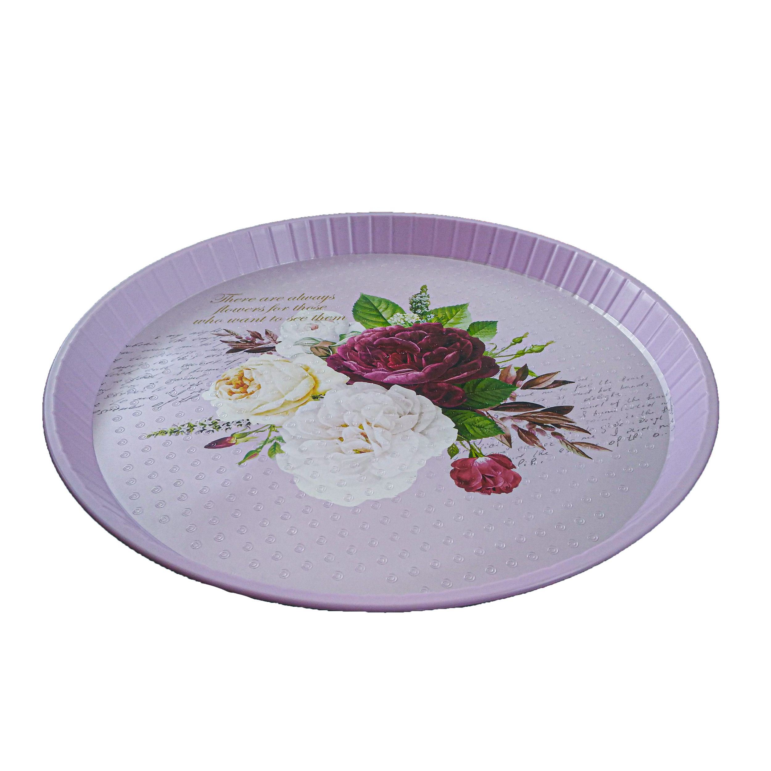 سینی آداپلاست طرح چهار گل کد D-302