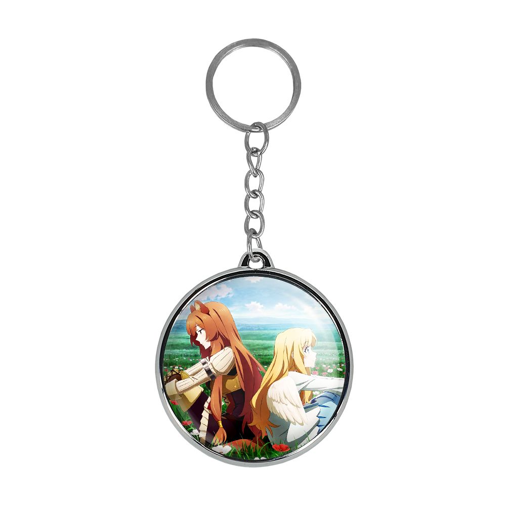 جاکلیدی خندالو طرح رافتالیا و فیلو انیمه ظهور قهرمان سپر مدل دوطرفه کد 1591715922