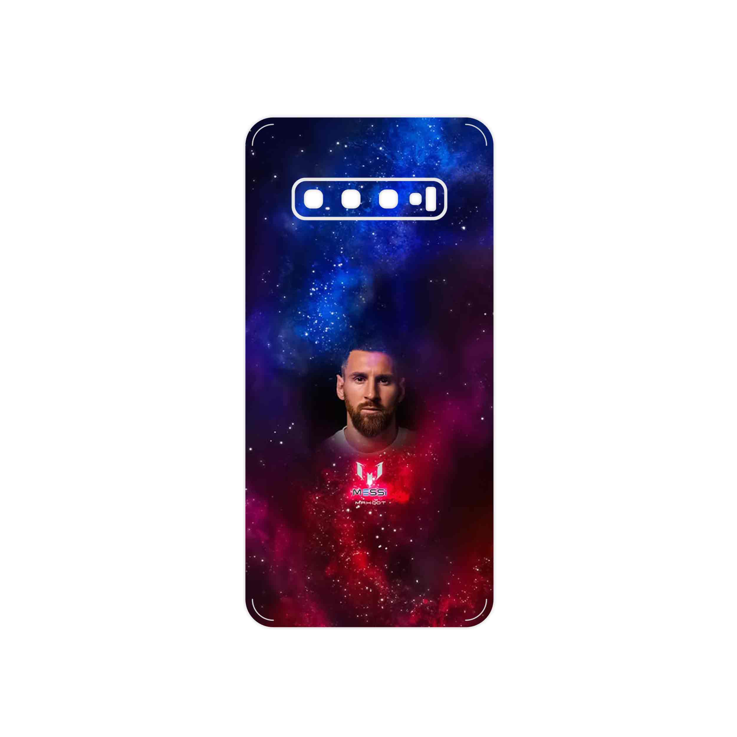 برچسب پوششی ماهوت مدل Lionel Messi 1 مناسب برای گوشی موبایل سامسونگ Galaxy S10