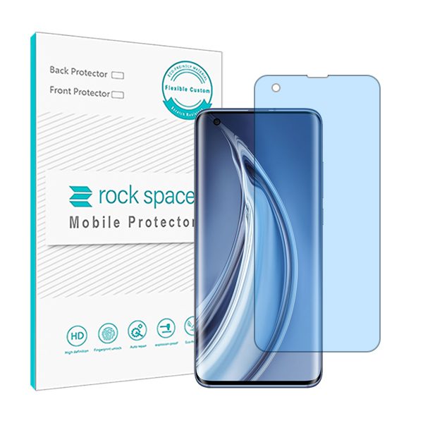 گلس شیائومی Mi Note 10 Pro مدل نانو هیدروژل آنتی بلو برند راک اسپیس کد 4351S