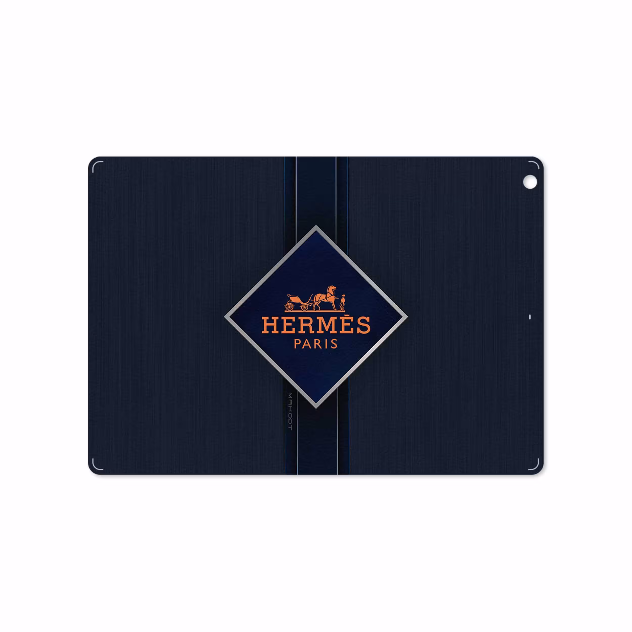 برچسب پوششی ماهوت مدل Hermes-Logo مناسب برای تبلت اپل iPad Air 2013 A1474
