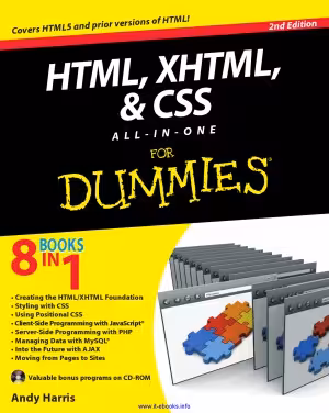 خرید و دانلود نسخه کامل کتاب HTML, XHTML, &amp; CSS All-in-One For Dummies®, 2nd Edition