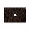 برچسب پوششی ماهوت مدل Dark-Gold-Stripes-Wood مناسب برای تبلت اپل iPad Air 2013 A1476