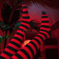 جوراب زیرزانو رینگی قرمز مشکی نخ پنبه فری سایز