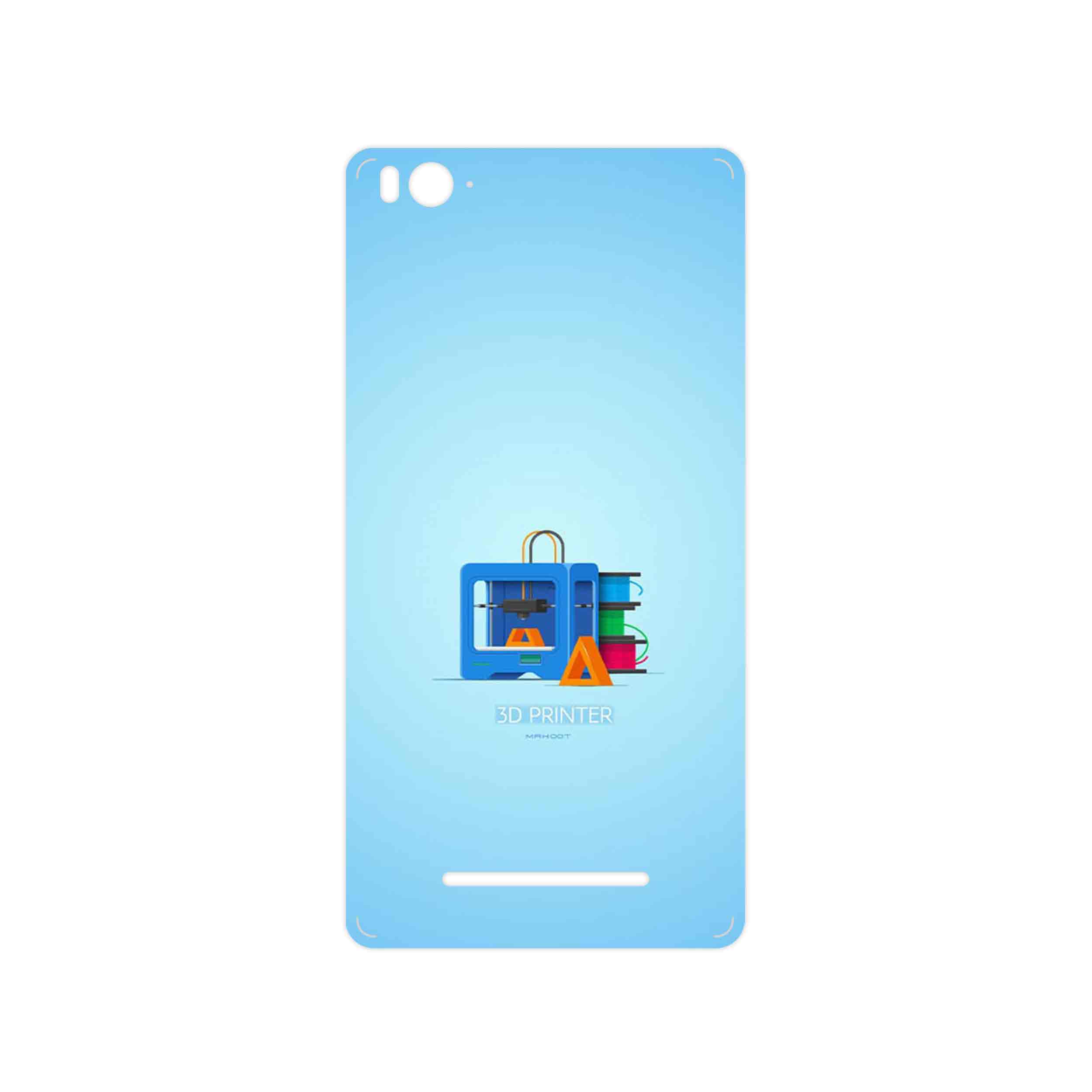 برچسب پوششی ماهوت مدل 3D Printer مناسب برای گوشی موبایل شیائومی Mi 4i