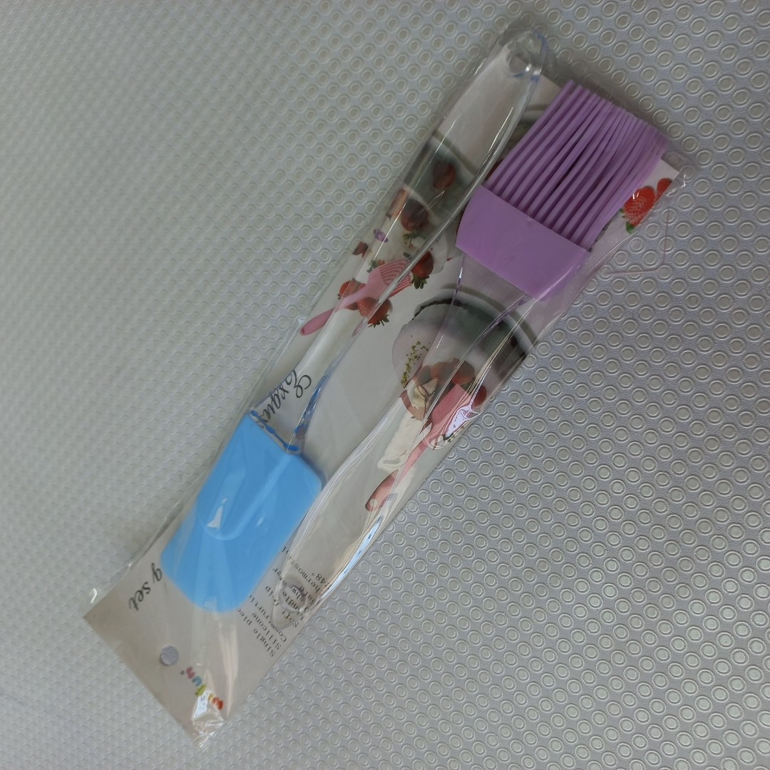 لیسک و فرچه سیلیکونی دسته اکرولیک 