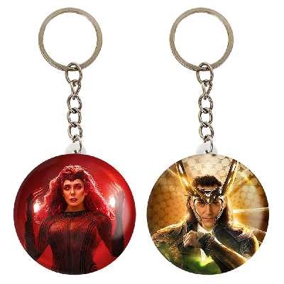 جاکلیدی خندالو مدل لوکی و اسکارلت ویچ مارول Marvel کد 1938319384 مجموعه 2 عددی