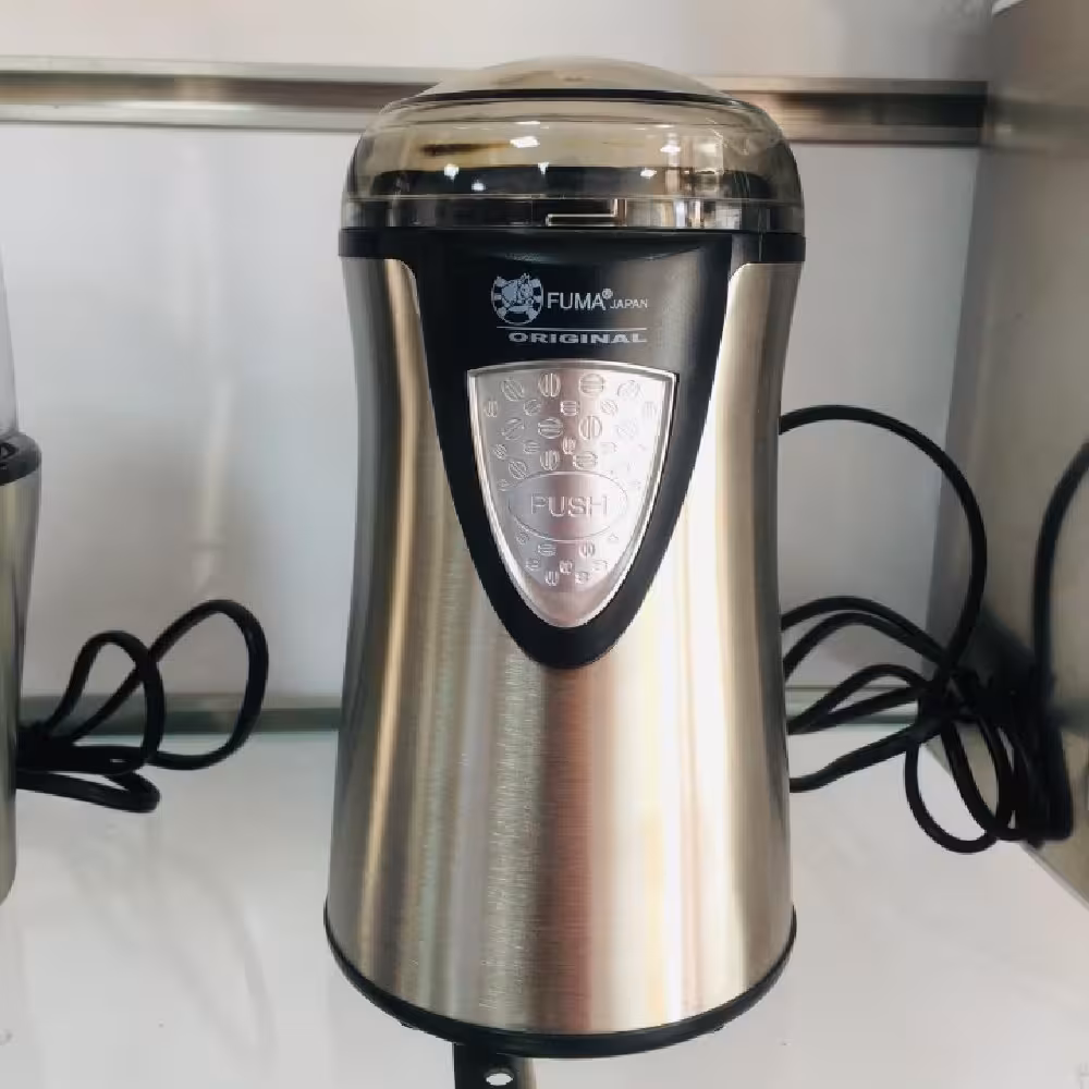 آسیاب برقی درجه یک اصل اورجینال ژاپنی مدل فوما fuma با گرید A همه چیز تمام تیغه ها استیل مدل fu341جنس بدنه استیل ضد زنگ