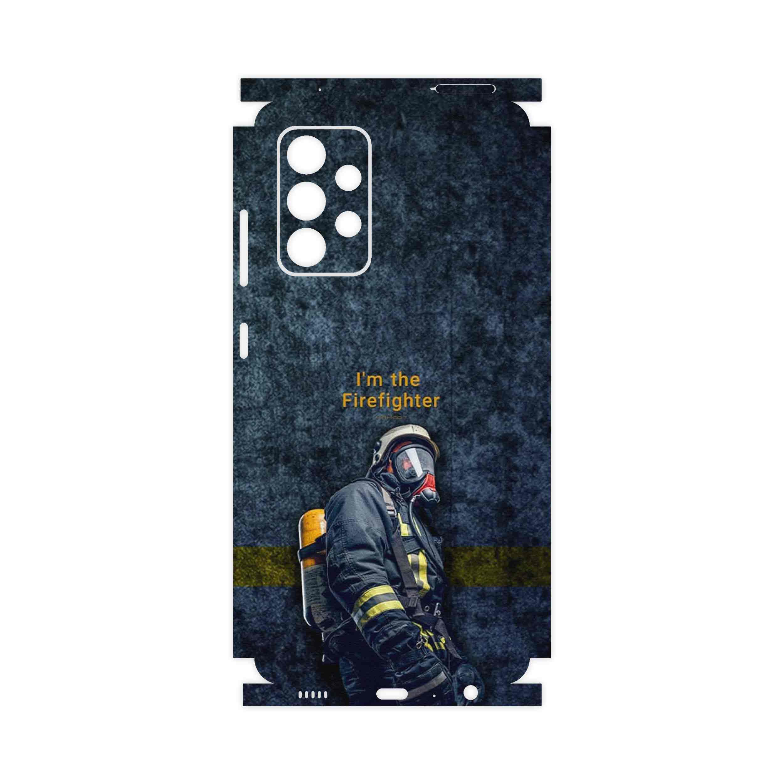 برچسب پوششی ماهوت مدل Firefighter-FullSkin مناسب برای گوشی موبایل سامسونگ Galaxy A52s 5G