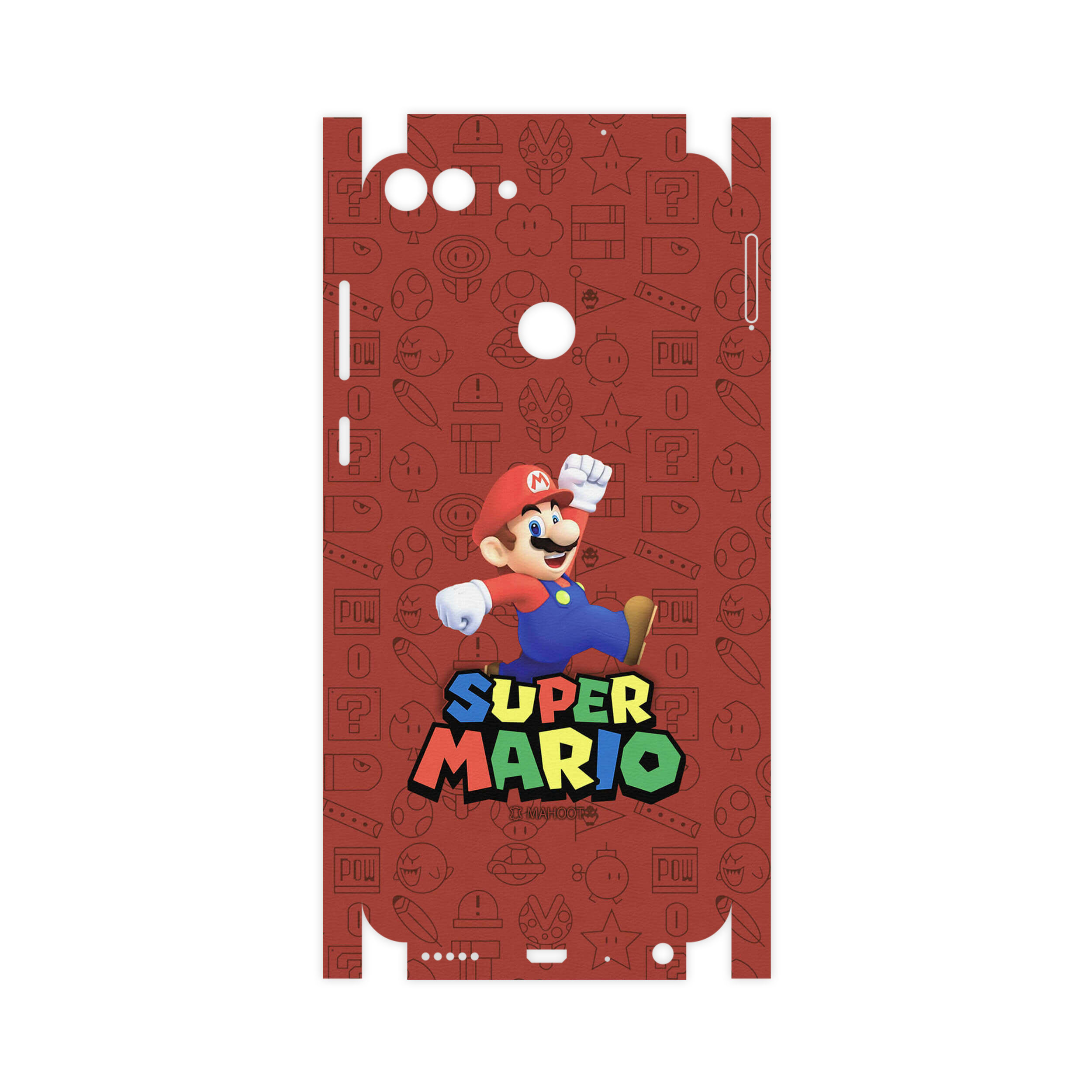 برچسب پوششی ماهوت مدل Super-Mario-Game-FullSkin مناسب برای گوشی موبایل هوآوی P Smart