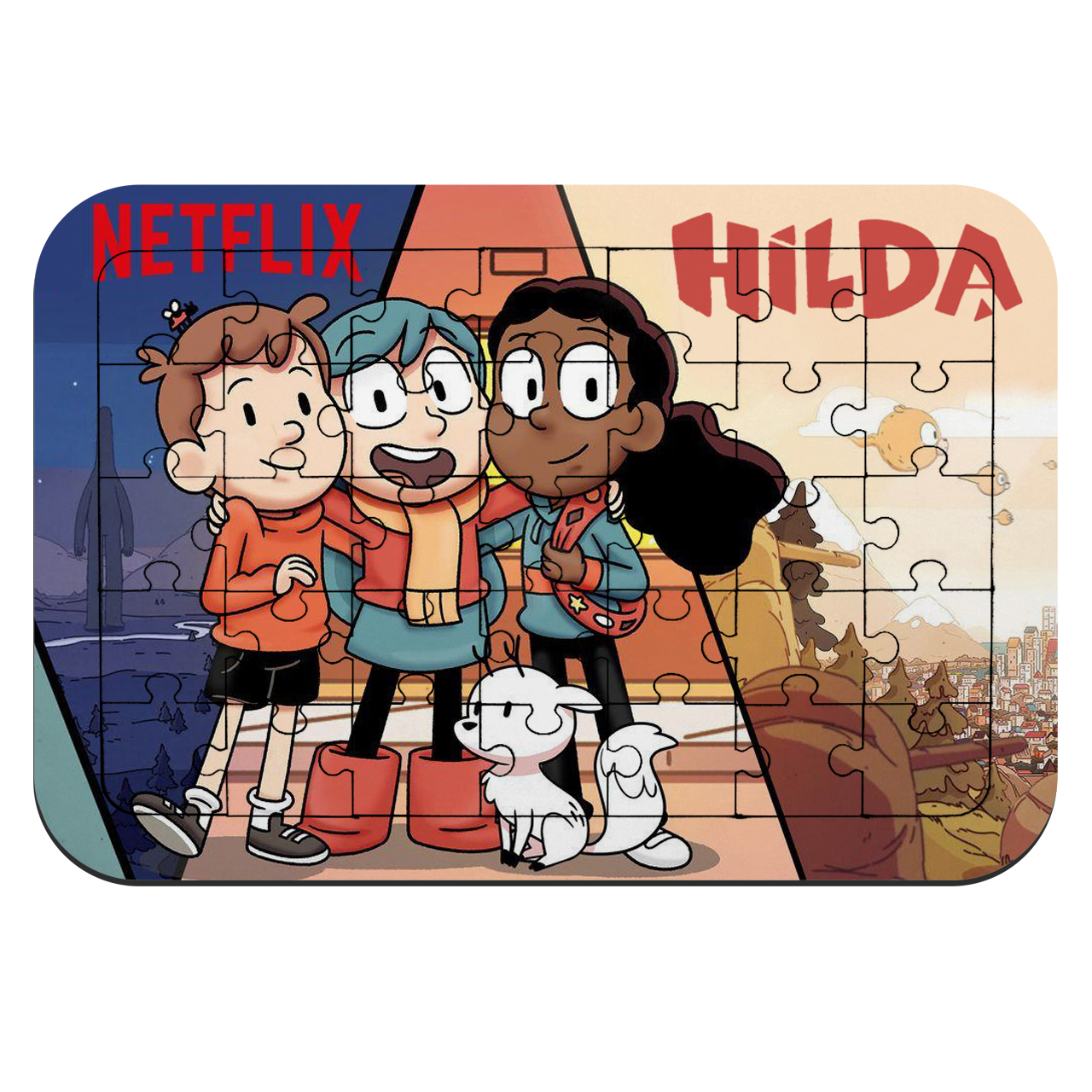  پازل 35 تکه طرح انیمیشن هیلدا کد NI2297