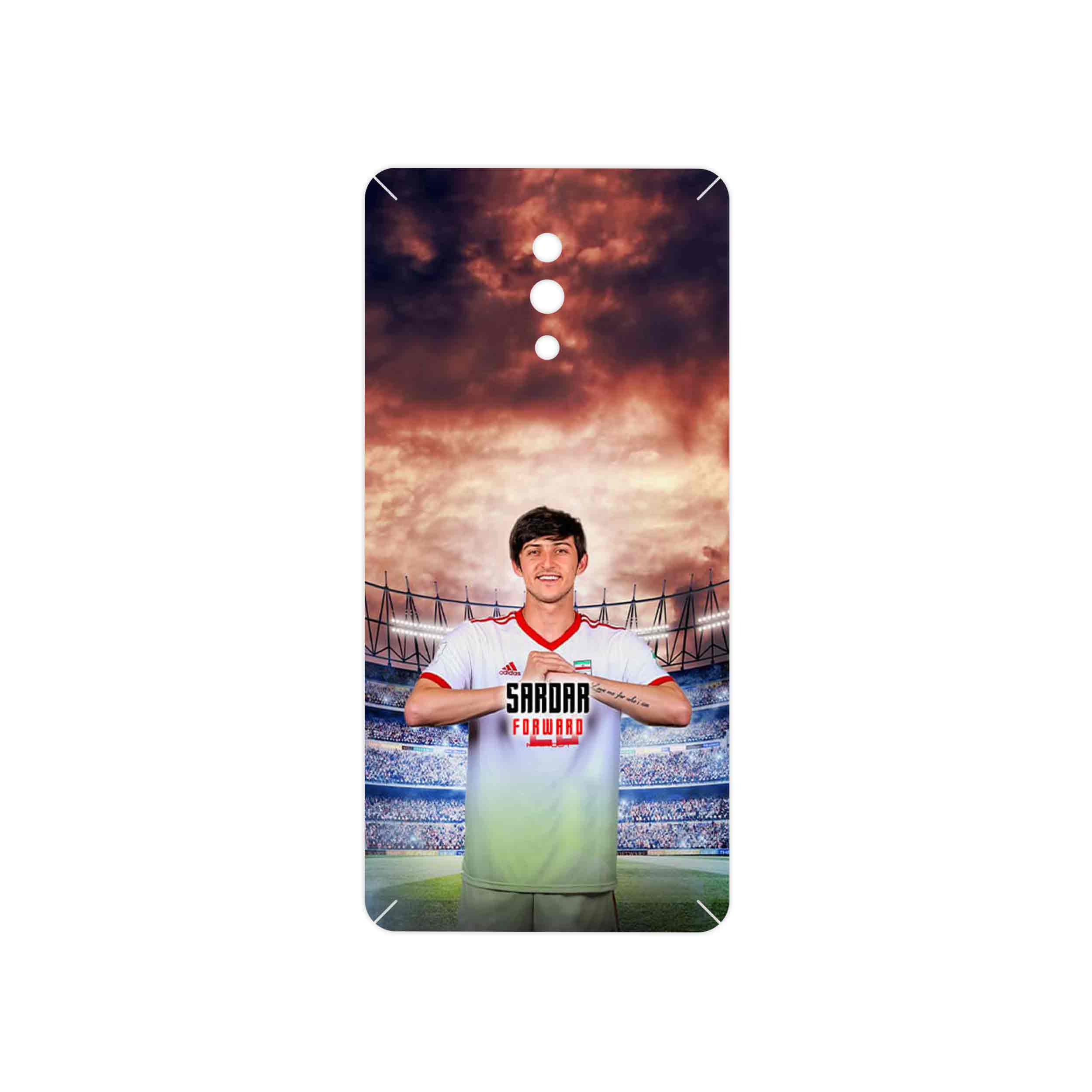 برچسب پوششی ماهوت مدل Sardar Azmoun مناسب برای گوشی موبایل اپو RENO 10X