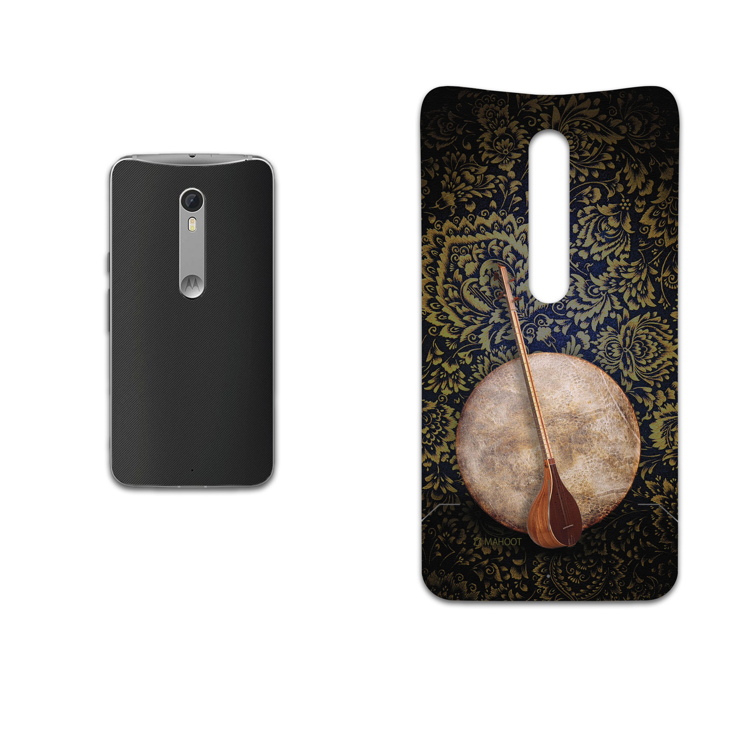 برچسب پوششی ماهوت مدل Setar-Daf-Instruments مناسب برای گوشی موبایل موتورولا Moto X Style