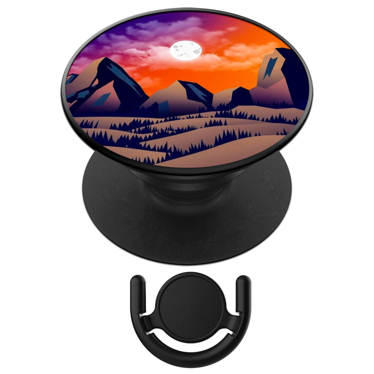 پایه نگهدارنده گوشی موبایل پاپ سوکت آکام مدل APSC001866 به همراه پاپ کلیپ