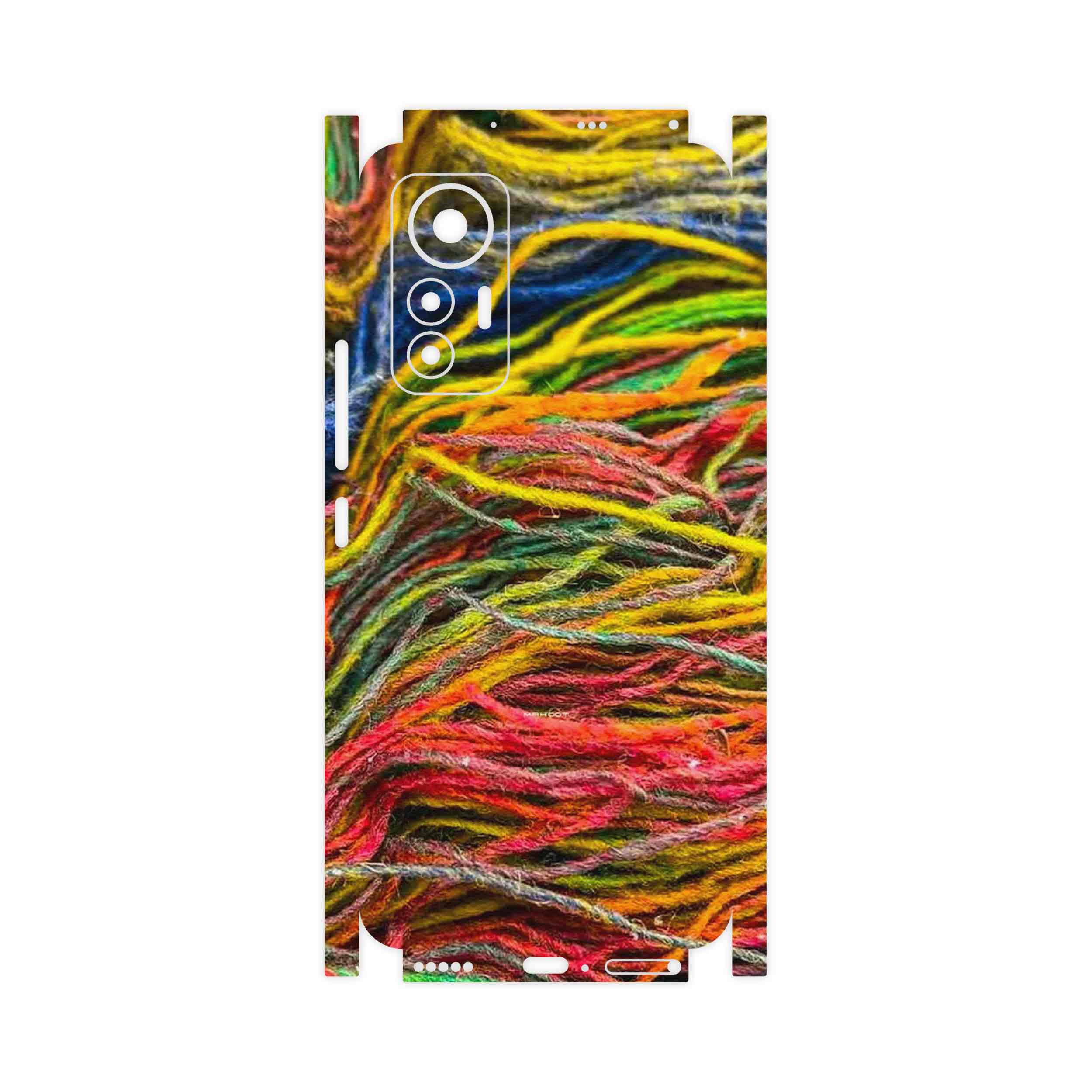 برچسب پوششی ماهوت مدل Fabric Texture 9-FullSkin مناسب برای گوشی موبایل شیائومی 12 Lite