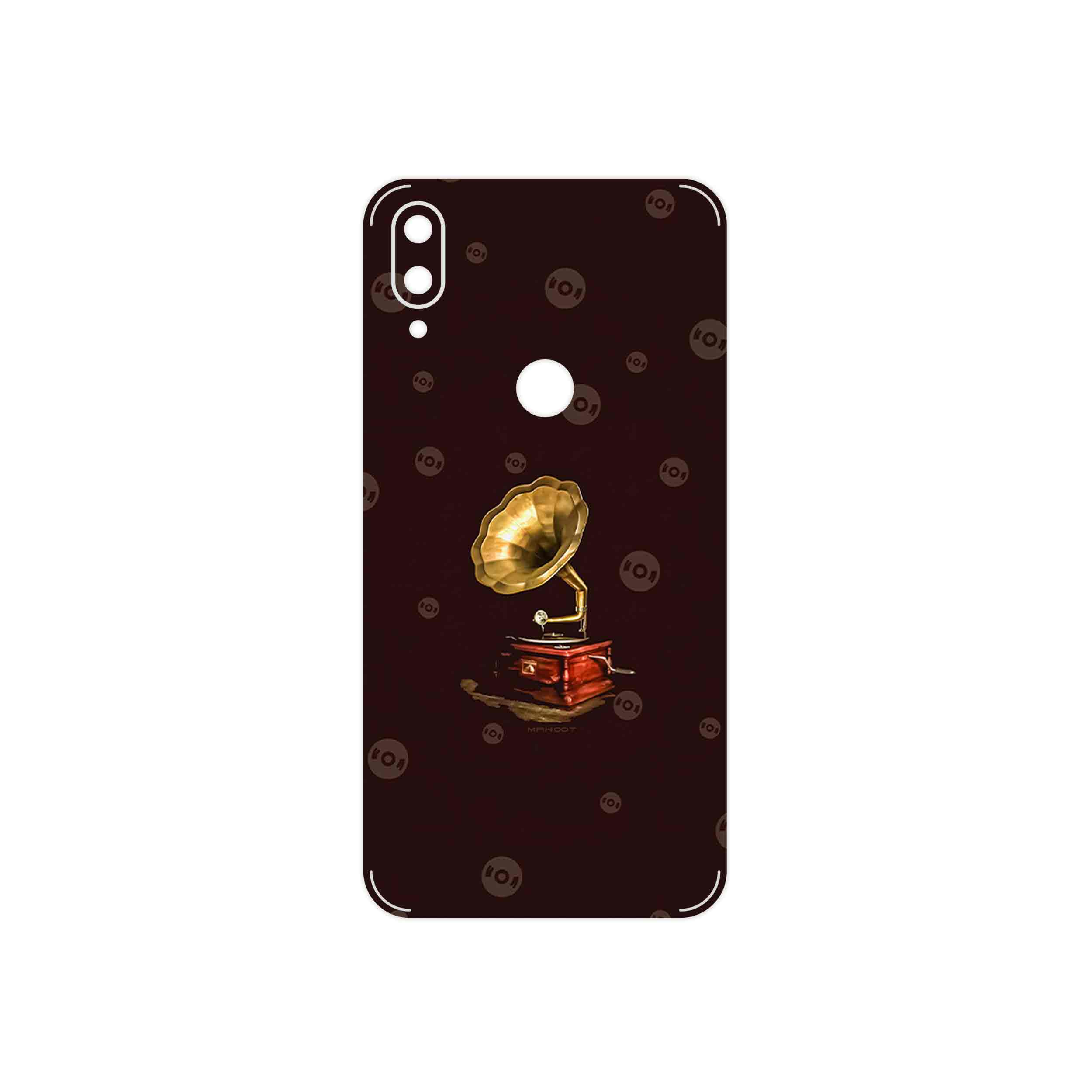 برچسب پوششی ماهوت مدل Gramophone Nostalgia مناسب برای گوشی موبایل شیائومی Mi Play