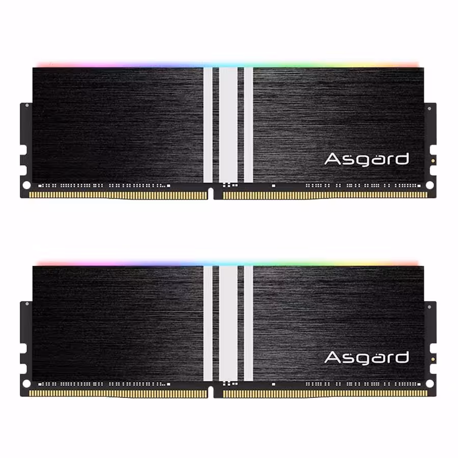 خرید رم ازگارد RAM Asgard Black Knight V1 Dual 32GB 16GBx2 3600MHz DDR4 با بهترین قیمت