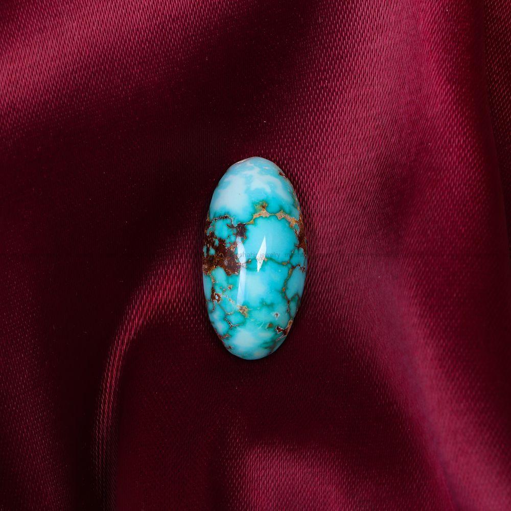 نگین فیروزه شجری کد 11598 - جواهری مشاهیر