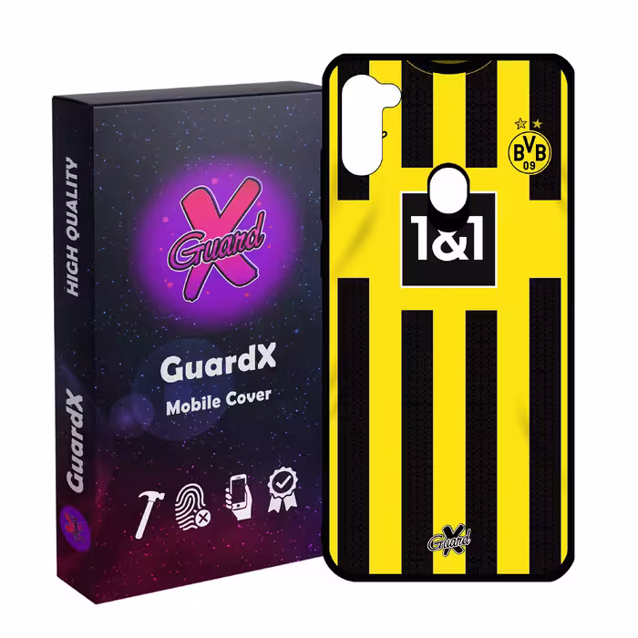 کاور گارد ایکس طرح دورتموند مدل Glass10466 مناسب برای گوشی موبایل سامسونگ Galaxy A11/M11