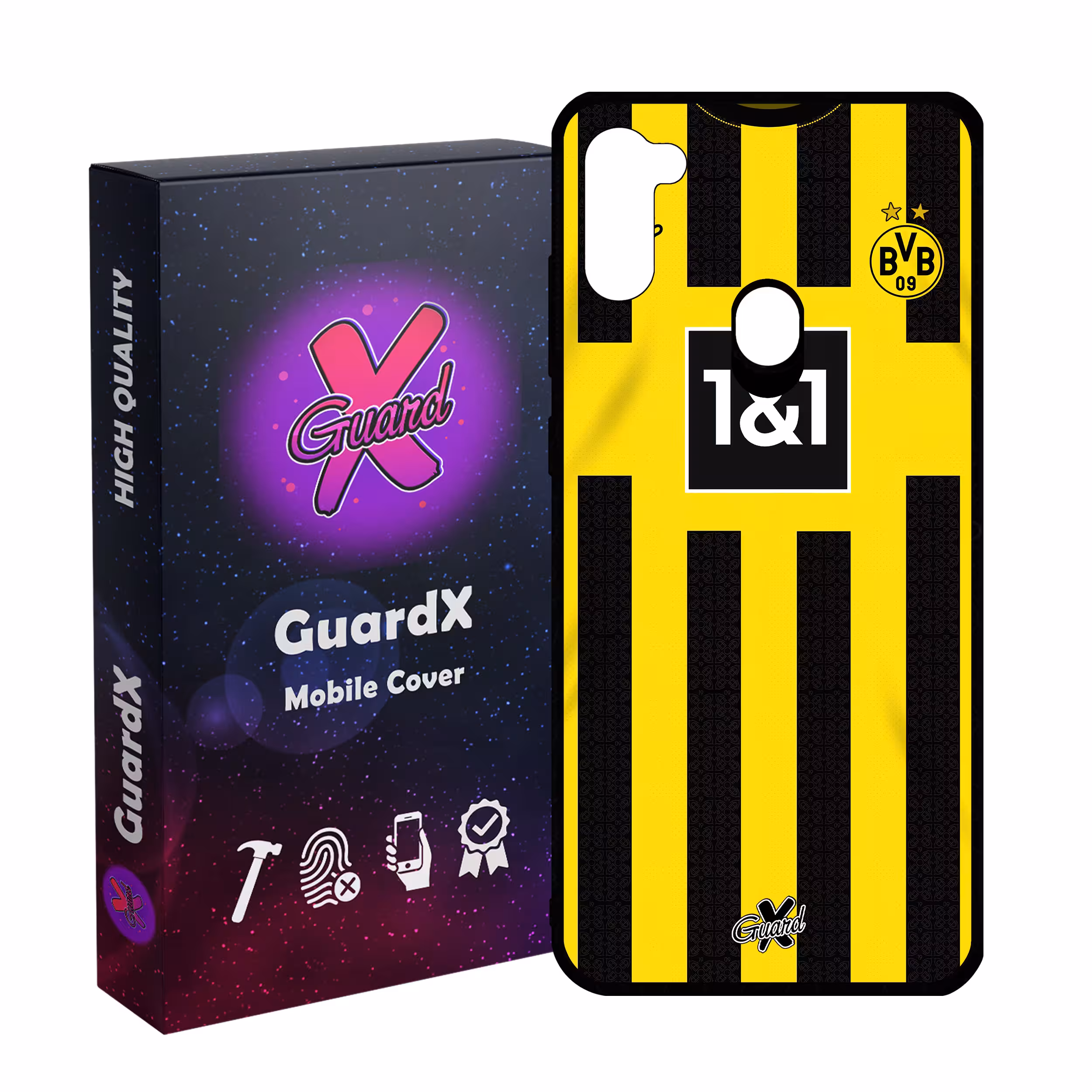 کاور گارد ایکس طرح دورتموند مدل Glass10466 مناسب برای گوشی موبایل سامسونگ Galaxy A11/M11