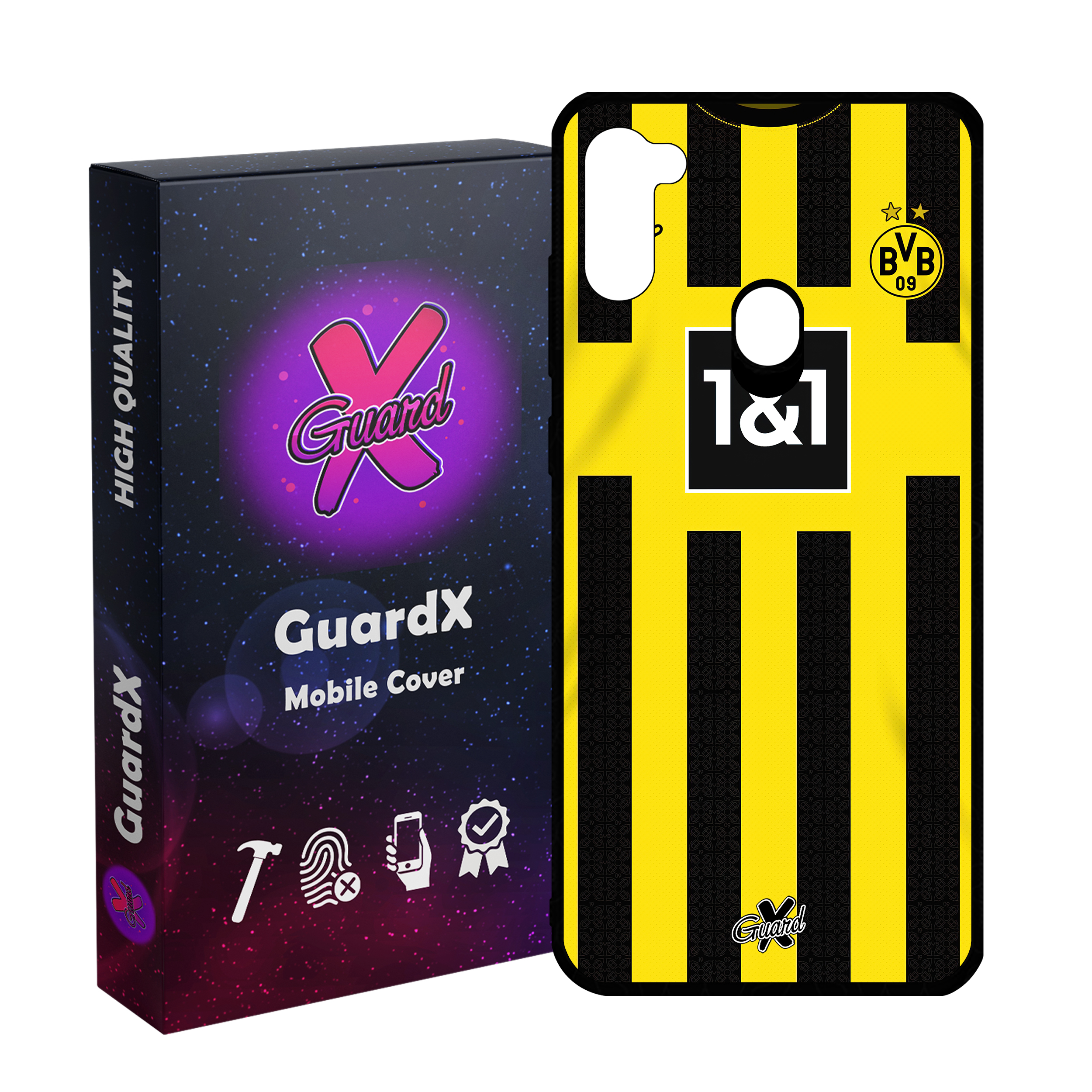 کاور گارد ایکس طرح دورتموند مدل Glass10466 مناسب برای گوشی موبایل سامسونگ Galaxy A11/M11