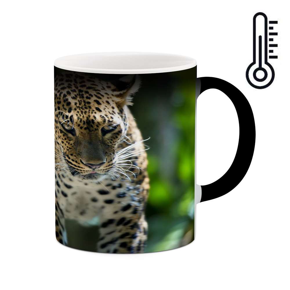 ماگ حرارتی طرح بچه پلنگ مدل mgh11369