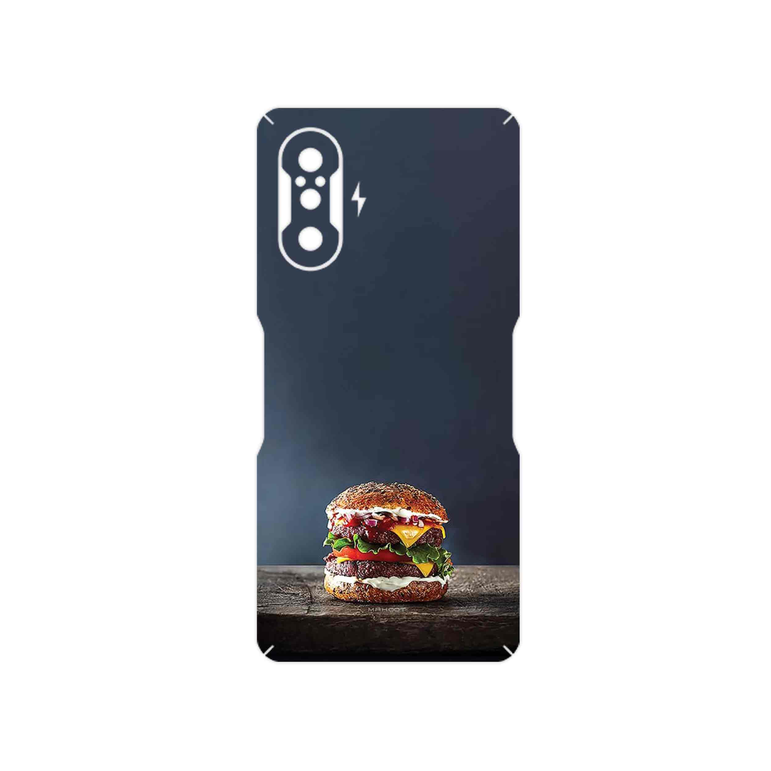 برچسب پوششی ماهوت مدل Hamburger مناسب برای گوشی موبایل شیائومی Redmi K40 Gaming