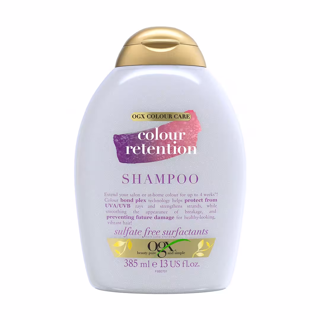 خرید اقساطی شامپو مو او جی ایکس مدل Colour Retention حجم 385 میلی لیتر | پرداخت 4 قسطه   ارسال سریع