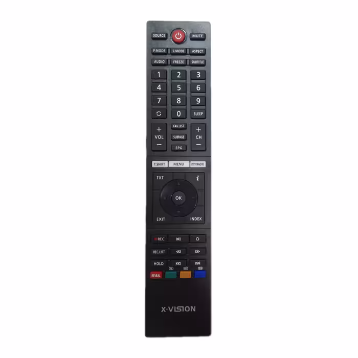 ریموت کنترل تلویزیون ایکس ویژن مدل p98