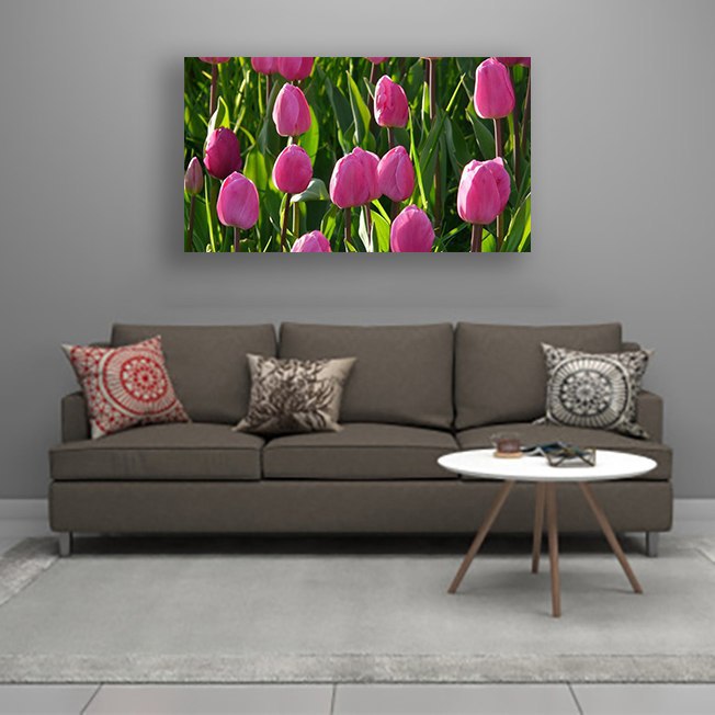 تابلو شاسی طرح طبیعت مدل گل کد l 24