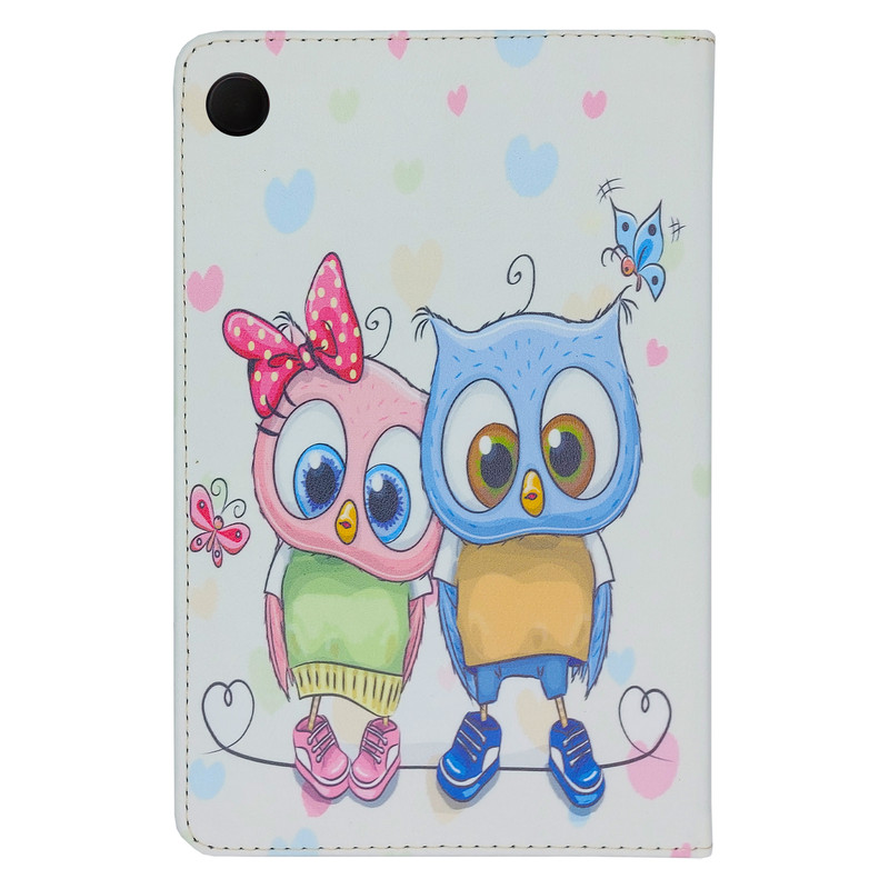 کیف کلاسوری مدل جغد های فانتزی کد G-111 مناسب برای تبلت سامسونگ Galaxy Tab A9 / X115 | دیجی قاب دونی