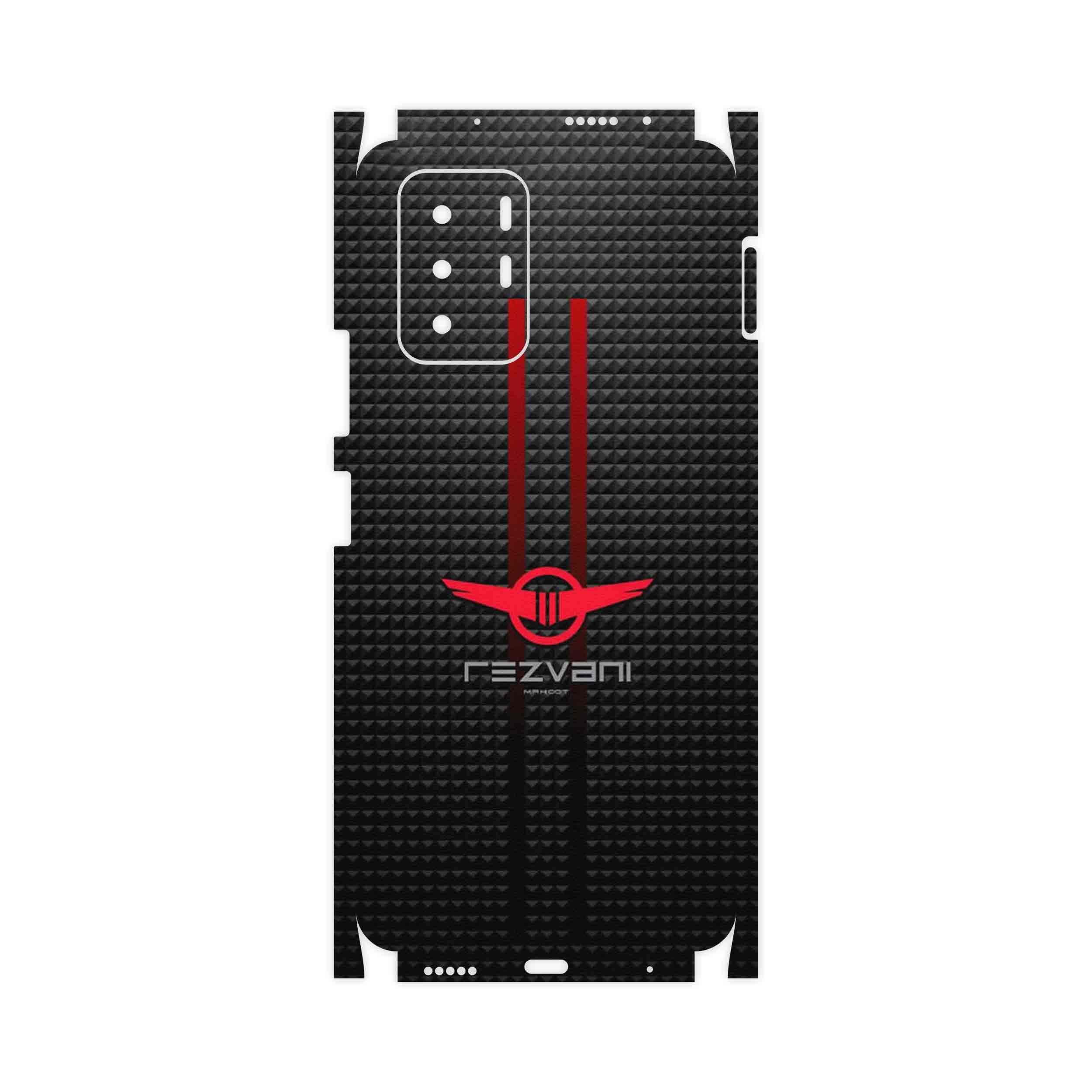 برچسب پوششی ماهوت مدل Rezvani Motors-FullSkin مناسب برای گوشی موبایل شیائومی Redmi Note 10 Pro (China)