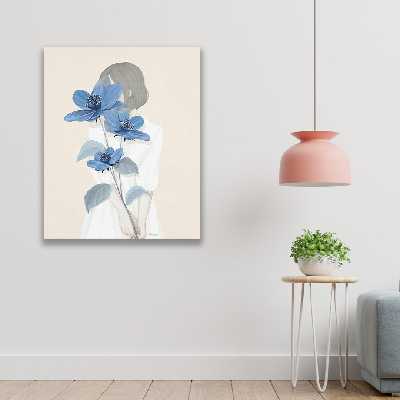 تابلو بوم مدل گل و دختر کد vnd-56