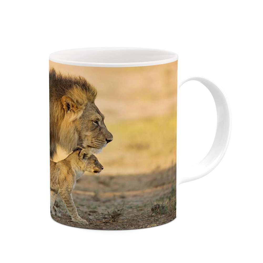 ماگ کاکتی طرح شیر مدل mgs16424