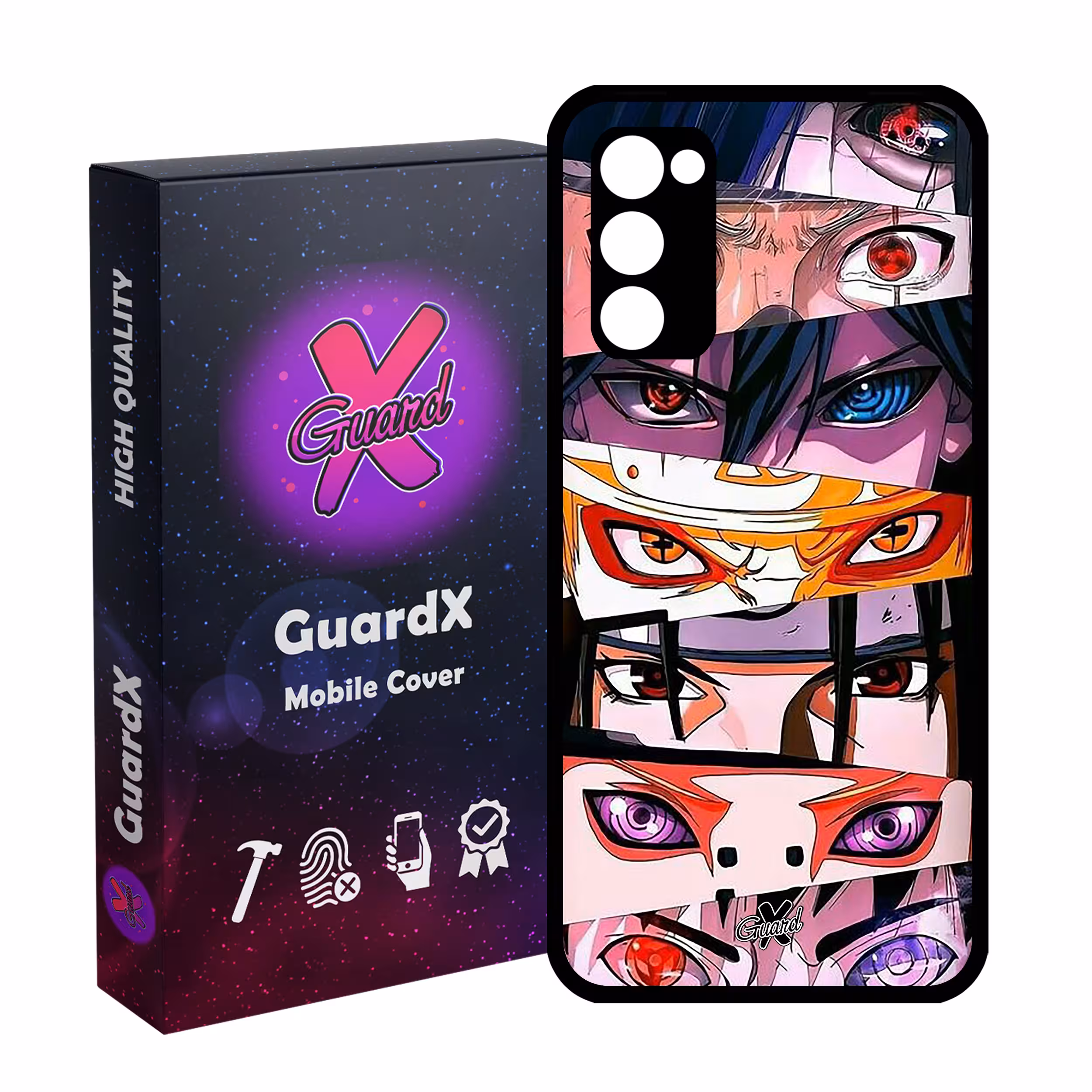 کاور گارد ایکس طرح ناروتو انیمه مدل Glass10547 مناسب برای گوشی موبایل سامسونگ Galaxy S20 FE