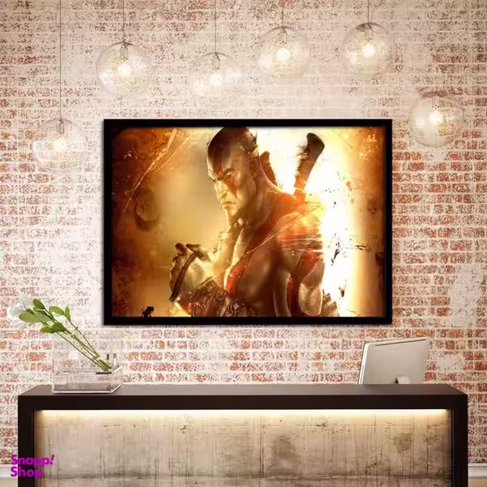 تابلو نوری بکلیت مدل طرح بازی گیمینگ God of war مدل چراغدار B-s1408