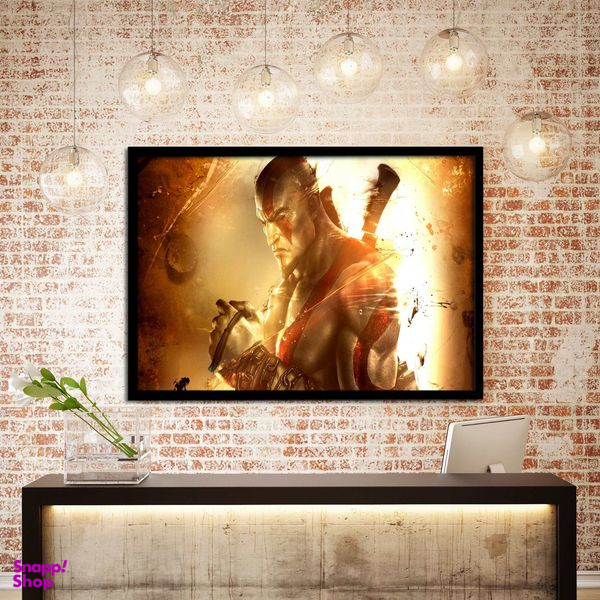 تابلو نوری بکلیت مدل طرح بازی گیمینگ God of war مدل چراغدار B-s1408