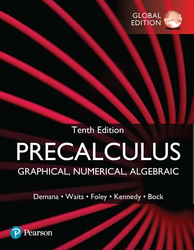 خرید و دانلود نسخه کامل کتاب Precalculus: Graphical, Numerical, Algebraic, Global Edition