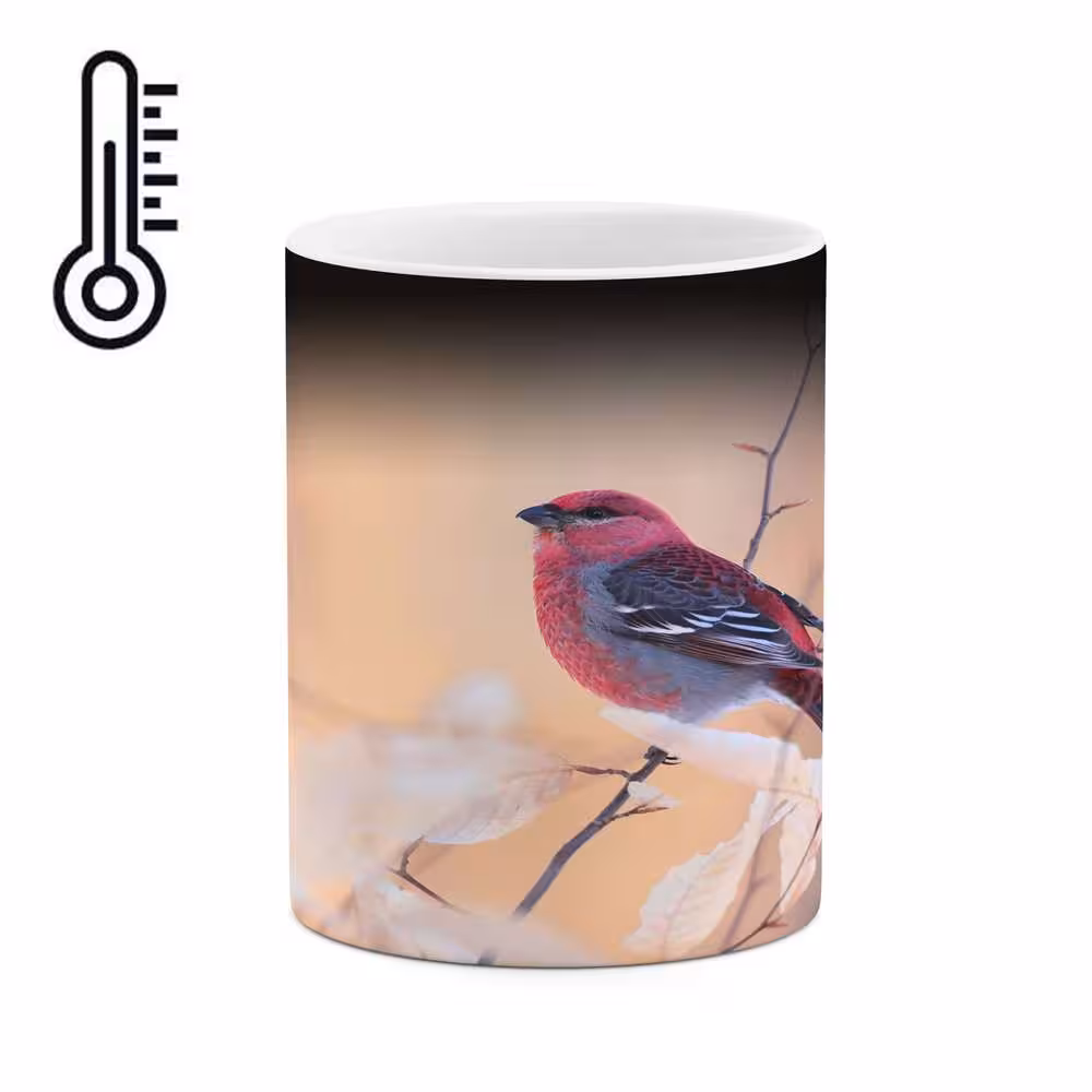 ماگ حرارتی کاکتی طرح پرنده مدل mgh15350