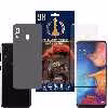 برچسب پوششی اینفینیتی مدل PRO MAX مناسب برای گوشی موبایل سامسونگ Galaxy M20 به همراه محافظ صفحه نمایش