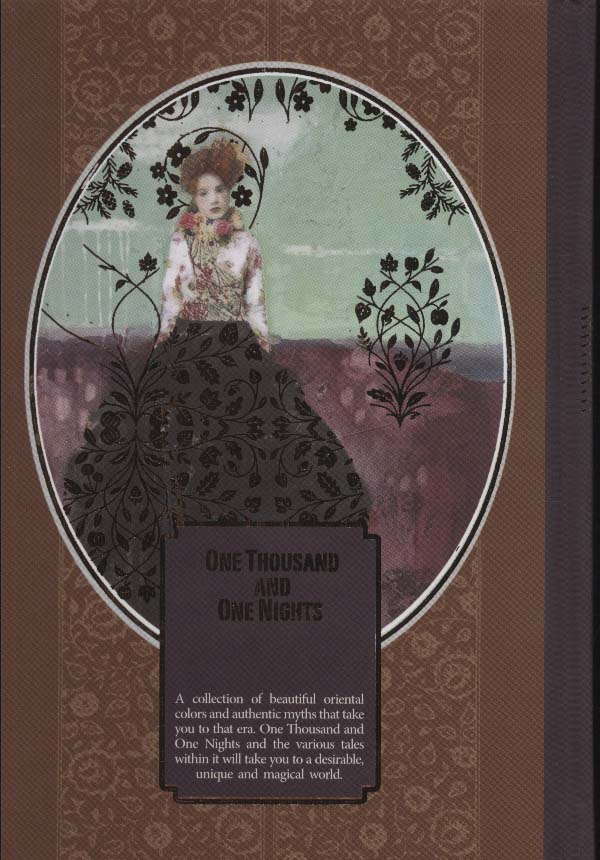 دفترچه یادداشت خط دار (ONE THOUSAND AND ONE NIGHTS)،(کد 6031)،(لب طلایی) - ناشربوک | خرید آنلاین کتاب