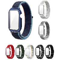 بند اپل واچ سری7 و 8  اس ای سایز 44 میلی متری کوتتسی Coteetci W77 nylon integrated case strap 44mm 21020