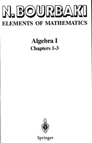 خرید و دانلود نسخه کامل کتاب Algebra I: Chapters 1-3