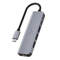 هاب تایپ سی 5 پورت گرین لاین Green Lion 5iN1 GNADA5IN1GY