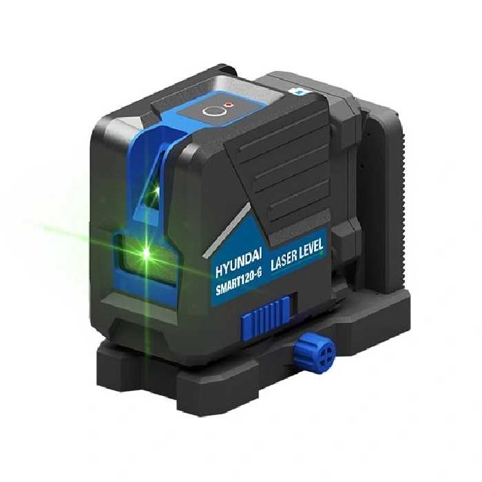 تراز لیزری هیوندای نور سبز مدل smart120-G
