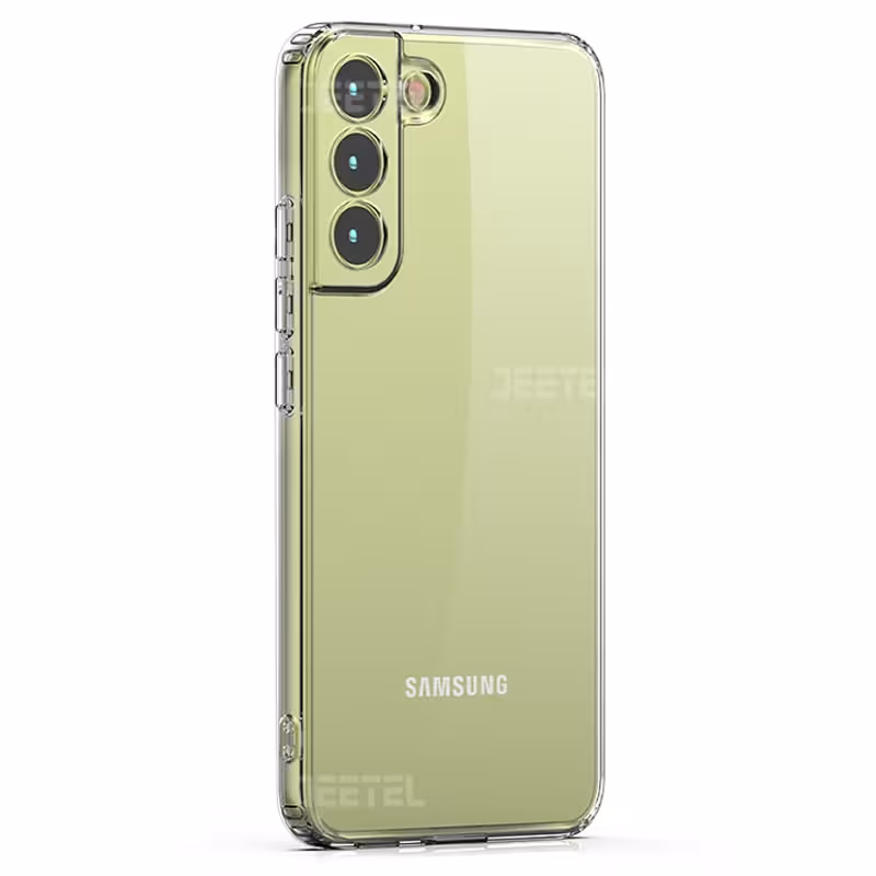 قاب گوشی Samsung Galaxy S22 Plus مدل ژله ای پشت طلق (بدون محافظ لنز)